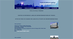 Desktop Screenshot of neurofibromatoses.aphp.fr