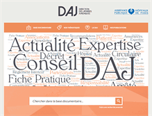 Tablet Screenshot of affairesjuridiques.aphp.fr