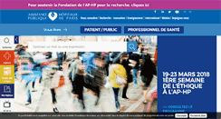 Desktop Screenshot of aphp.fr