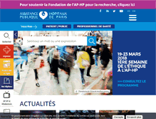 Tablet Screenshot of aphp.fr